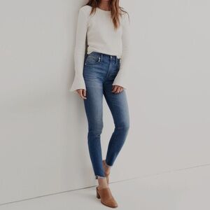 Madewell Denim 10"  High rise skinny